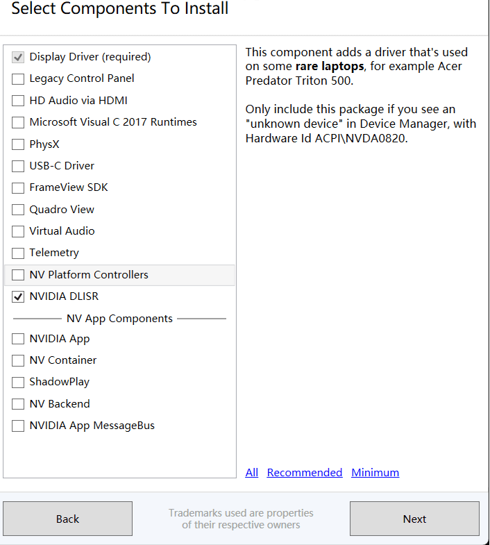 Windows NVCleanstall 驱动安装_v1.18